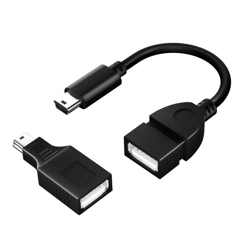 Car sound on-board OTG adapter miniUSB mother-to-5P head T-type on-board U-disc mp3 connector Taguchi-Taobao