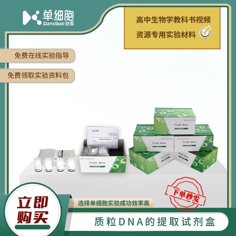 质粒DNA的提取试剂盒  高中生物实验课程专用