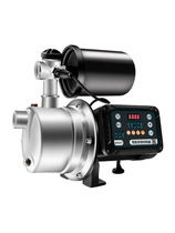 JZ05 stainless steel frequency conversion fully automatic domestic self-suction booster pump 220v mute jet pump tap water well