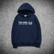 Coventry University pullover sweatshirt Coventry University entrance exam souvenir British English print