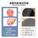 Потирая кожаный круглый пирог, артефакт купания, силиконовая жевательная резинка с полотенцем для ванны, дамы, потирающие назад, безболезненная грязь, грязь и серый