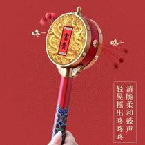 Rattle baby Chinese style chewable hand rattle baby traditional old-fashioned newborn rattle toy