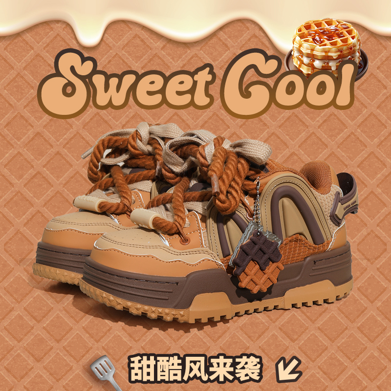 【Zhuo Yuan's Style】Waffle Bread Shoes for Women, New 2026 Winter Thick-Soled Shoes, Versatile Casual Sneakers for Men 【Zhuo Yuan's Style】Waffle Bread Shoes for Women, New 2026 Winter Thick-Soled Shoes, Versatile Casual Sneakers for Men