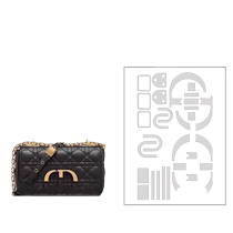 Suitable for Dior Dior Caro hardware film metal protective film bag hardware metal parts protective film anti-wear and anti-scratch bag hardware protecti