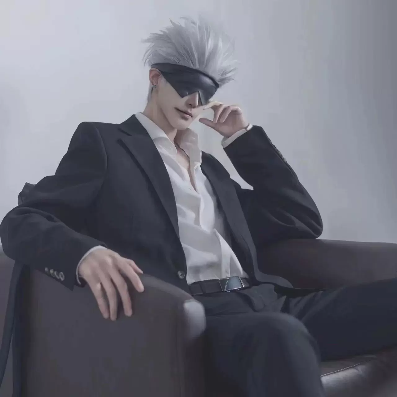 Косплей Jujutsu Kaisen Gojo Satoru Маска-блайнд Cosplay