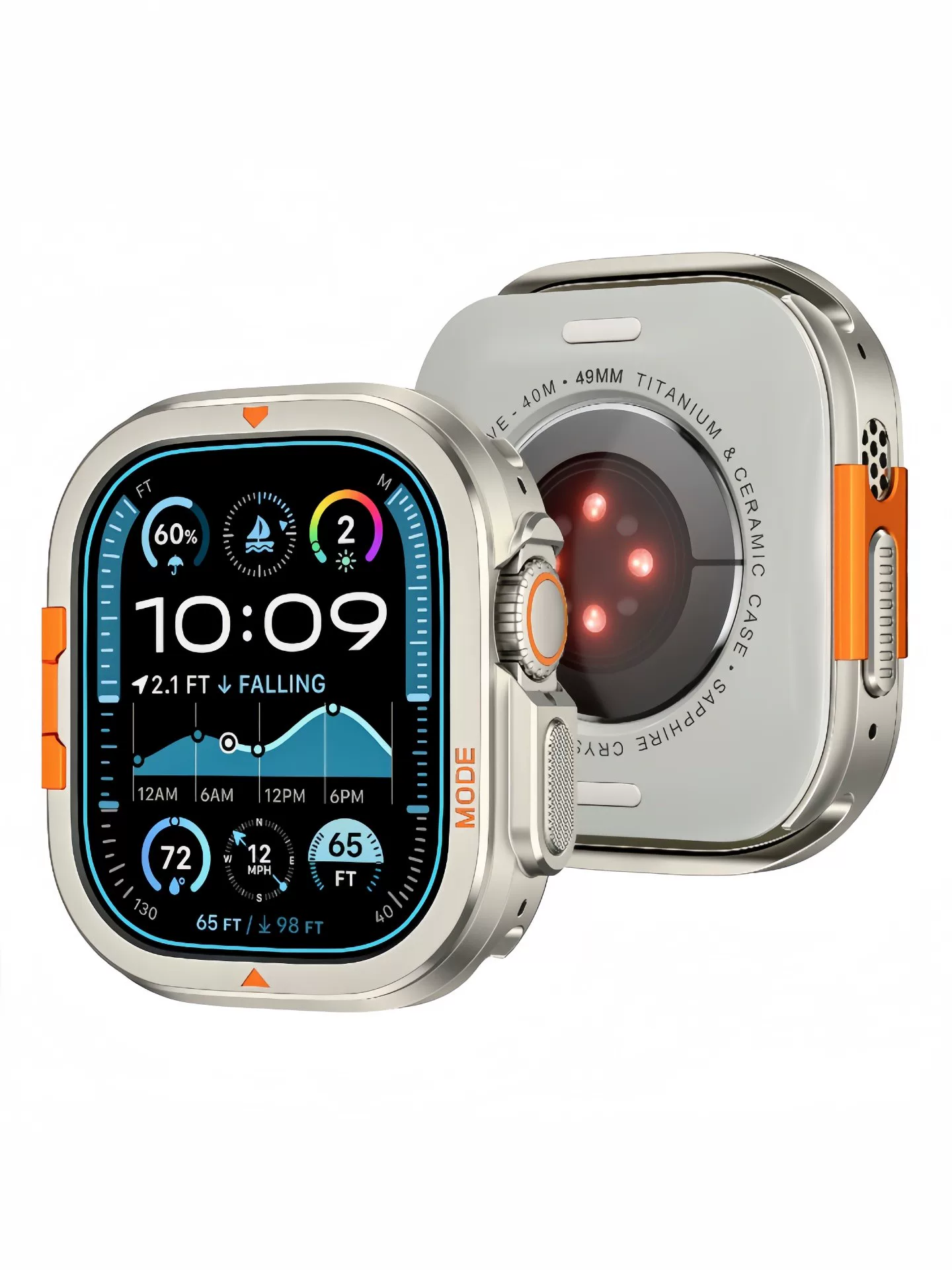 Подходит для Apple iWatch S10/S11 защитный чехол для часов Alpine спорт металлический против падения