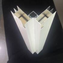 New brick cabinets aluminum alloy corner columns stove slots ceramic tiles kitchen corner cabinets turning materials inner corner edge sealing