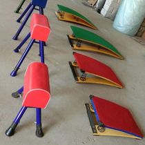 Kindergarten pommel horse childrens adjustable vault disassembly jump box size goat jump training equipment spring-assisted springboard