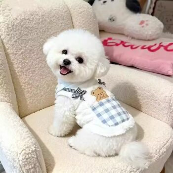 Dog clothes winter clothes teddy bichon schnauzer cat warm winter clothes warm sweatshirt small dog pet clothing