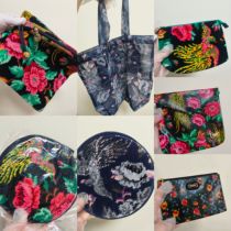 feiler out-of-print pu leather one-word phoenix peony small floral large tote no return or exchange if you spend more than 100