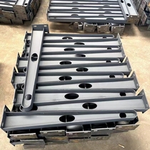 Canopy steel beam bracket accessories charging pile point type H-shaped electric vehicle beam stainless steel fully welded anti-fall 304