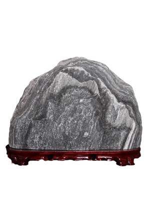 正宗泰山石天然原石摆件办公室靠山石家用室外泰山石敢当镇宅室内