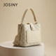 Zhuoshini Bucket Bag 2024 New Shoulder Bag Women's Crossbody Bag 2024 Handheld Women's Bag Large Capacity Commuting Bag