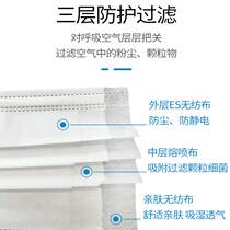 ES purifying mask three-layer dust-free workshop clean room special without dropping hair disposable non-woven dust mask