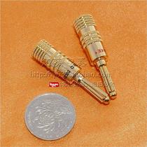 Fever gold-plated 4MM pure copper banana plug welding-free audio amplifier speaker speaker cable terminal banana head
