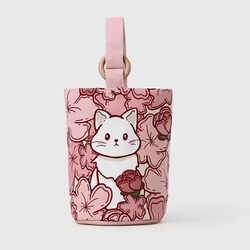 Snack bag hand -lifting office workers hand -in -hand bag canvas bucket bag cute bucket -type hand -shaped bento Bao Bao mom