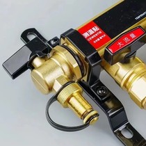 Floor heating floor heating water distributor drain valve radiator drainage exhaust sewage valve artifact 4 large flow 4 points