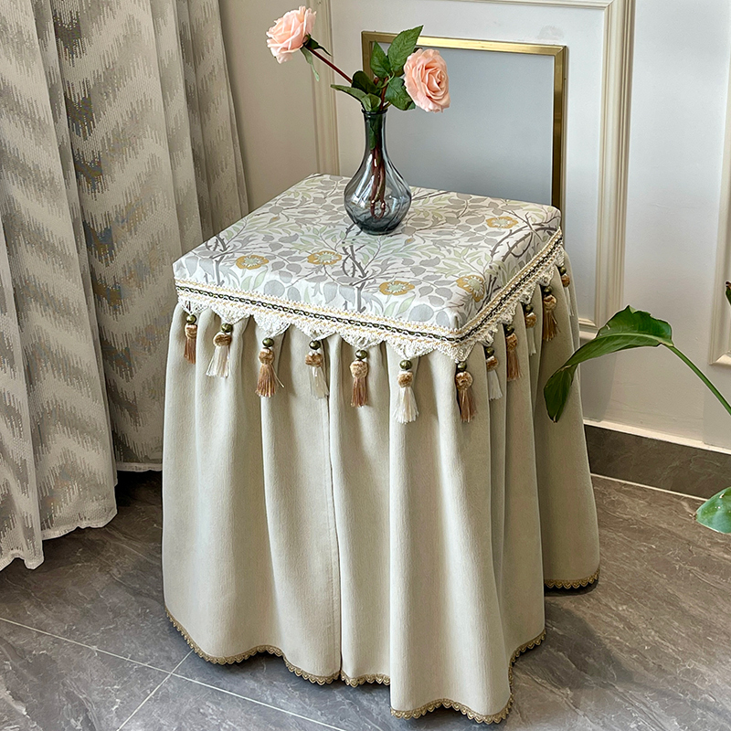 High-End Light Luxury Safe Cover, European-Style Bedside Table Cover, Furniture Dust Cover, Decorative Cover, Hidden Cover