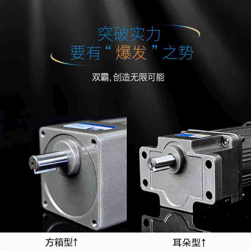 Twin Overspeed Speed Reduction Motor 220v80v Micro AC Gear Small Motor Endless Variable Speed Conveyor Belt Motor-Taobao