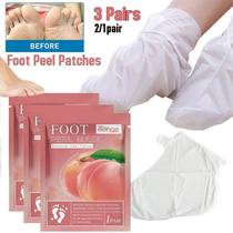 Máscara de pé esfoliante Máscara anti-rachado Meias Spa