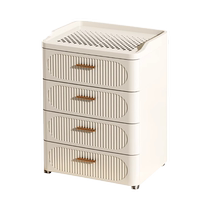 Storage cabinet drawer-type home multi-layer plastic cabinet storage cabinet living room bedroom bedside snack storage bedside table