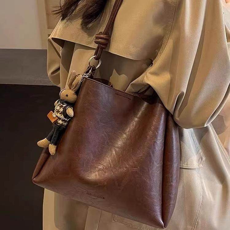 Кожаные сумки Charics&Kittn, сумки через плечо большой емкости, сумки подмышками, новые женские сумки-мессенджеры 2025 года