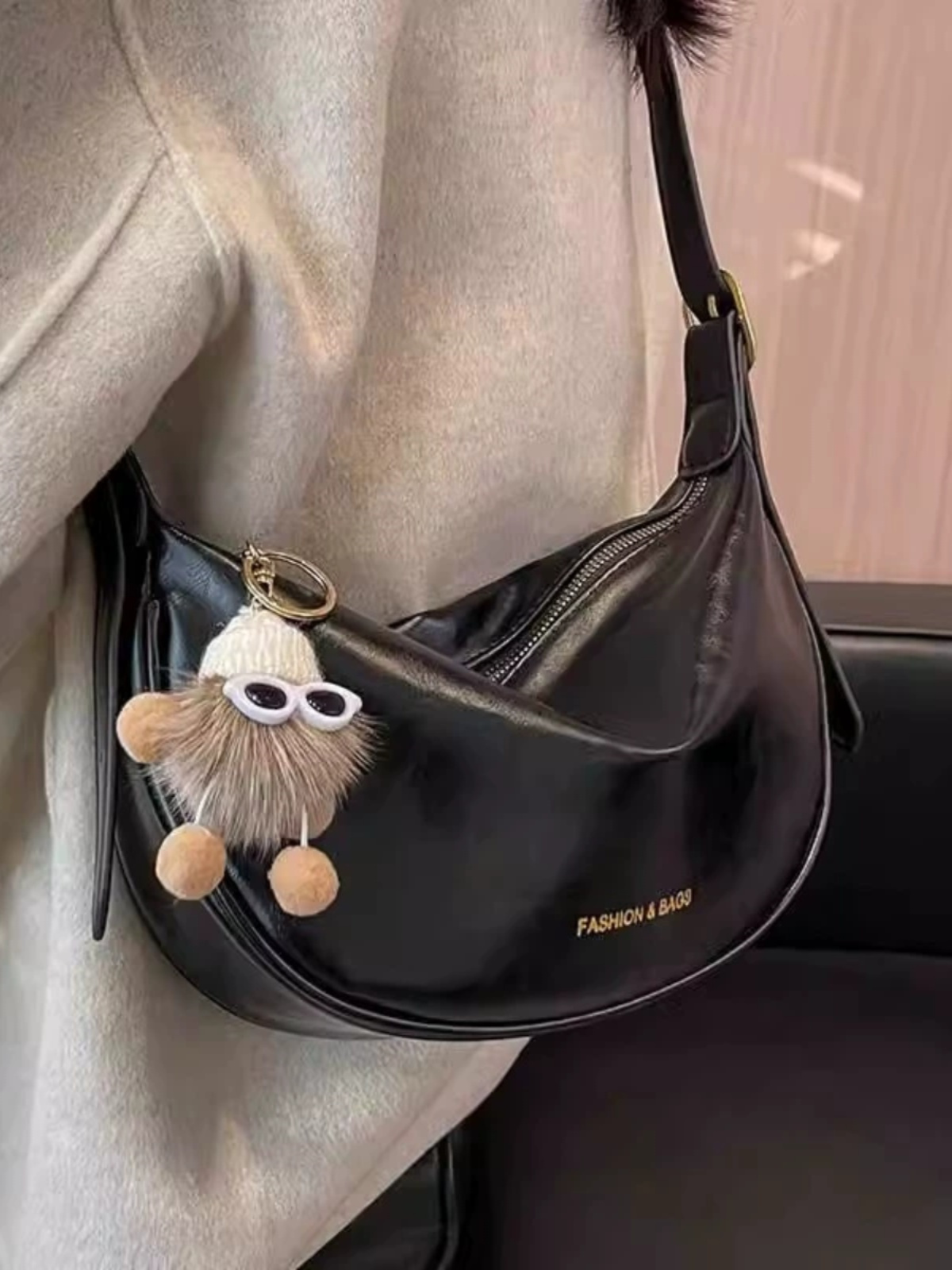 Charics&Kittn сумка для пельменей, женская сумка-мессенджер, новинка 2025 года, осенне-зимние женские модные кожаные сумки