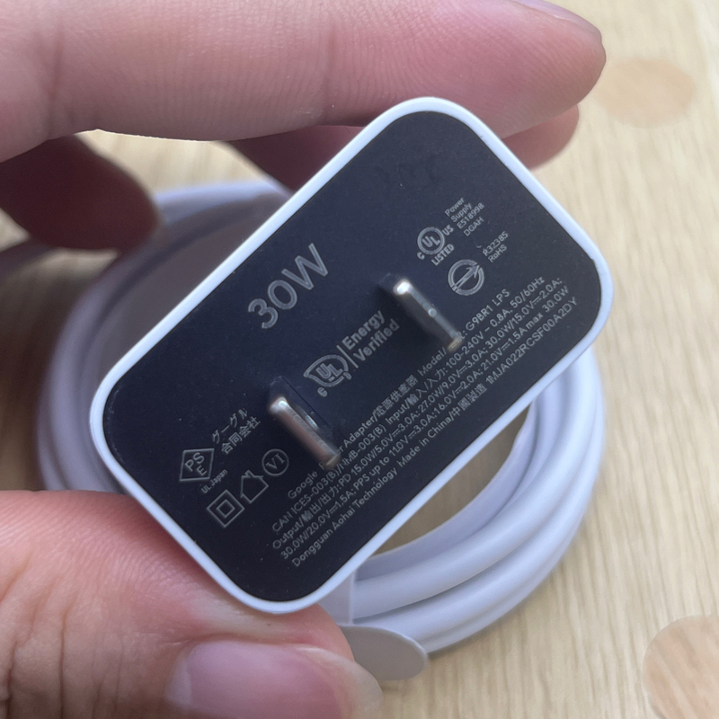 Google 30W Original Charger Pixel 7/7Pro 6/6Pro 8/9 Mobile Phone Charging Head Pd Fast Charging Dual Type-C Data Cable Tablet Samsung 25W iPhone 15