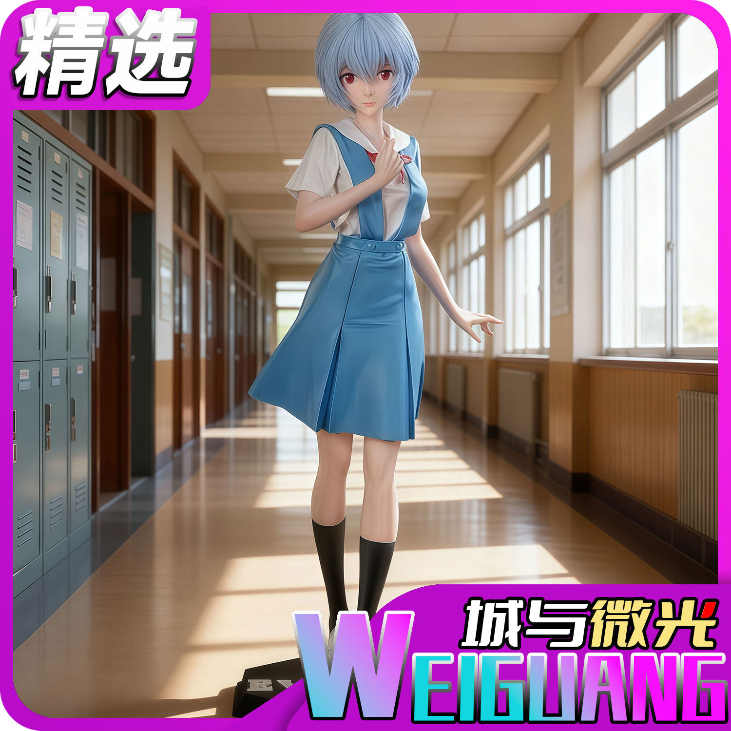 校服凌波丽【典藏版】美少女系列手办模型GK潮玩周边摆件礼物