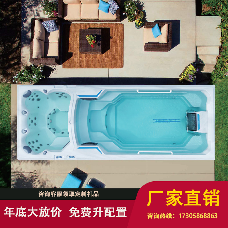 Finished acrylic No marginal Four Seasons thermostatic high-end outdoor Self-purifying villa Courtyard Manufacturer Direct Swimming Pool-Taobao