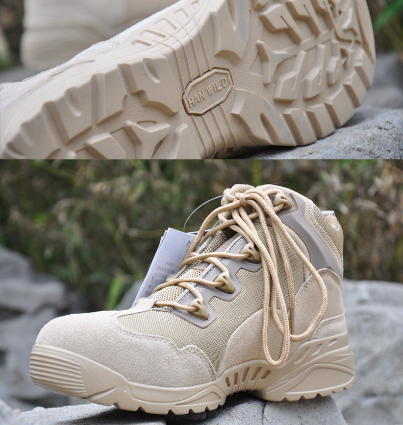 Bottes militaires en cuir - dérapage - Ref 1402467 Image 9