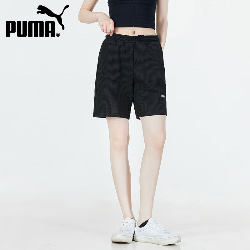 Puma New Style Five-Point Shorts 2026 Summer Women's Comfortable Breathable Sports Mid-Length Shorts 536884