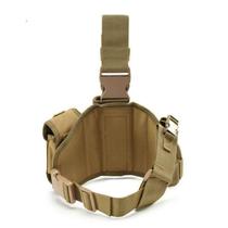Military camouflage tactical thigh-mounted holster outdoor CS combination holster molle leggings field quick-draw water bomb holster