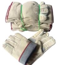 Steel gloves canvas special welders durable railway special gloves durian anti-thorn heat-insulating double-layer gloves