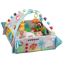 Baby fitness rack crawling blanket game blanket multi-functional educational early education game fitness rack full moon gift with music