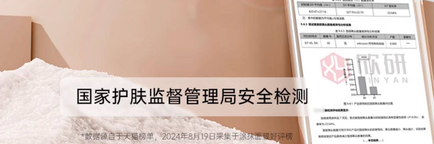 广药白云山 壬二酸净肤清洁泥膜棒  壬二酸+水杨酸双效   导出毛孔   细嫩净孔   李若彤同款   40g/瓶