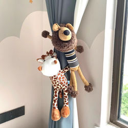 Cartoon Curtain Straps, Animal Dolls, Small Dolls, Curtain Decoration Accessories, Kidsren's Room Ornaments, Funny Gifts