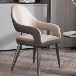 Dining Chair, Home Dining Table Chair, Light Luxury, High-End, Comfortable, Long-Sitting Tea Chair, Dressing Stool, Leisure Chair, Mahjong Backrest Stool