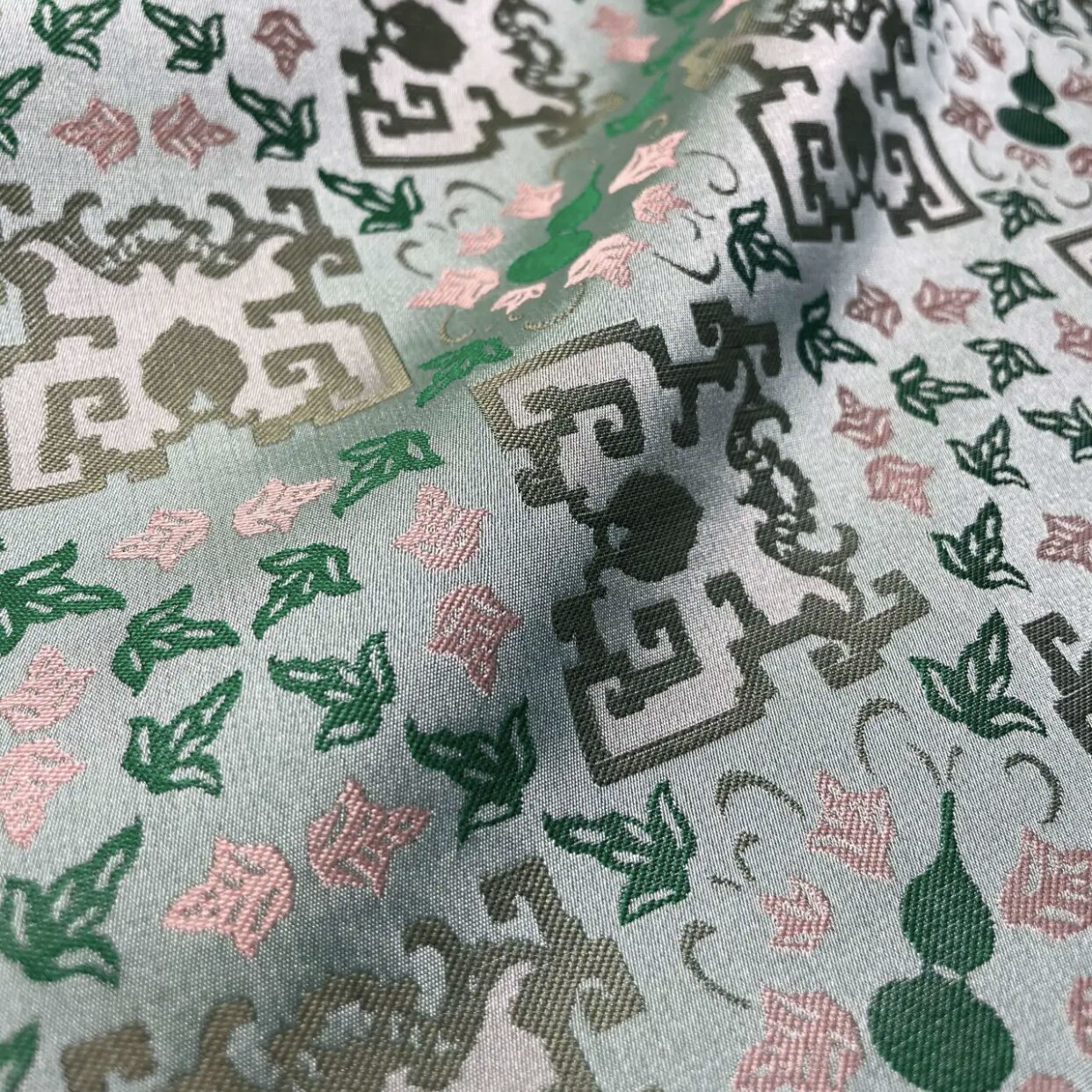 140门幅上久楷【福禄满堂】正品宋锦面料31.5姆米新中式宋锦面料