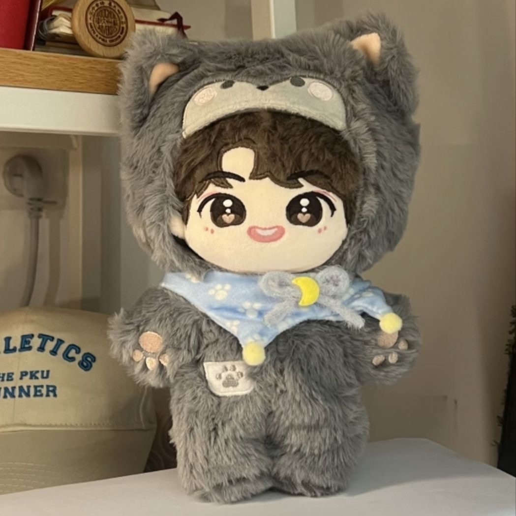 TNT三专刘耀文20cm棉花娃娃带衣服时代少年团周边同人可换装玩偶