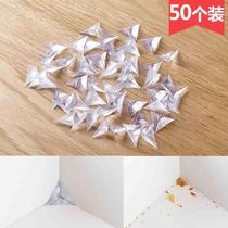 Transparent crystal dust-proof corner home cabinet wardrobe drawer dead corner anti-dirty corner triangle anti-dust anti-fouling crystal corner