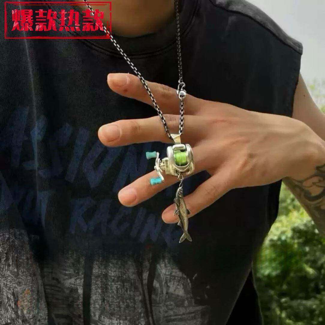fishing reel jewelry set – unique creative fashion gift accessories