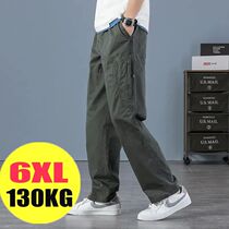 Oversized Casual Pants Mens Multi-Pocket Cargo Pants Men La