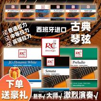 RoyalClassics Spanish Royal Classic RC imported classical guitar strings nylon carbon tension strings