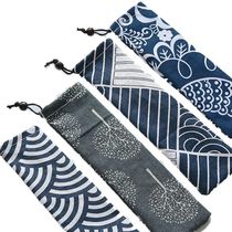 Portable Cutlery Bag Cloth Linen Tableware Knife Forks Spoon