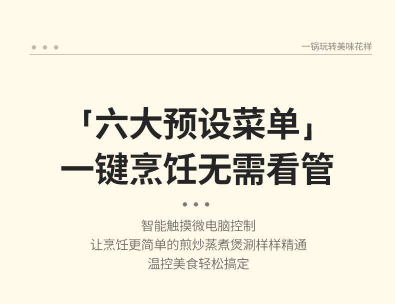 Плиты 德国电炒锅一体炒菜多功能电煮锅全能家用大功率煎炒蒸煮电热火锅 OTHER