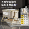 Baby Crib Can Be Moved and Spliced into a Large Bed, Foldable Newborn Baby Cradle Bed, Multifunctional Diaper Changing Table, 2025 New Model