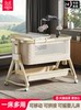 Gelala Crib Movable Baby Bed Multifunctional Cradle Foldable 2025 New Model Newborn Splicing Bed