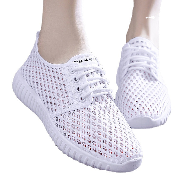 Women's Breathable Mesh Shoes, Summer Hollow-Out Mesh Old Beijing Cloth Shoes, Sports Casual Versatile Flat Shoes for Moms Women's Breathable Mesh Shoes, Summer Hollow-Out Mesh Old Beijing Cloth Shoes, Sports Casual Versatile Flat Shoes for Moms