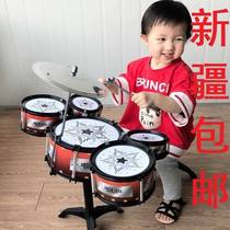 Xinjiang large number of sub-drum childrens toys 1-4-8-year-old beginners jazz drum practice drum simulation drumming